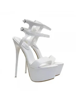 Kiara Shoes ZOCCOLI ALTISSIMI IN... BIANCO Discount