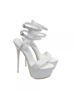 Kiara Shoes ZOCCOLI ALTISSIMI IN... BIANCO Discount