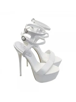 Kiara Shoes ZOCCOLI ALTISSIMI IN... BIANCO Discount