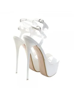 Kiara Shoes ZOCCOLI ALTISSIMI IN... BIANCO Discount