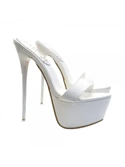 Kiara Shoes ZOCCOLI ALTISSIMI IN... BIANCO Sale
