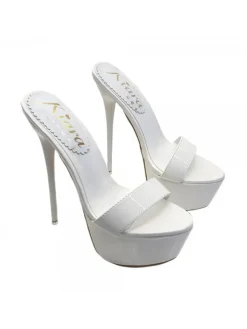 Kiara Shoes ZOCCOLI ALTISSIMI IN... BIANCO Sale