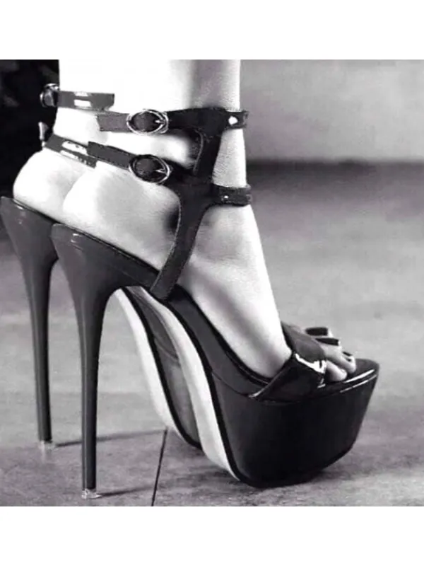 Kiara Shoes ZOCCOLI ALTISSIMI IN... Nero Best