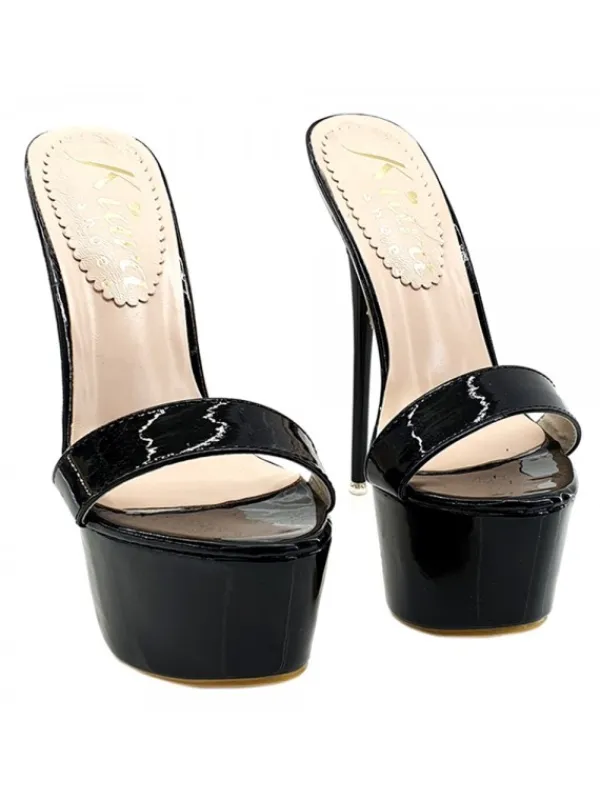 Kiara Shoes ZOCCOLI ALTISSIMI TACCO 17... Nero Online