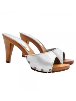 Kiara Shoes ZOCCOLI GLITTER IN... Argento Online