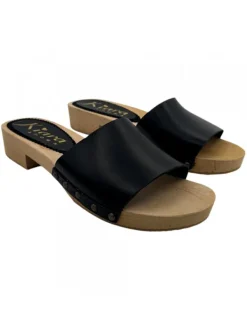 Kiara Shoes Zoccoli artigianali in vero... Nero Online