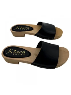 Kiara Shoes Zoccoli artigianali in vero... Nero Online