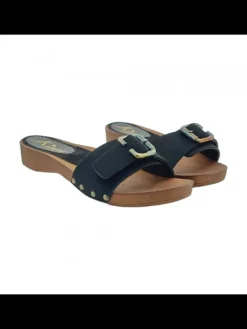 Kiara Shoes ZOCCOLI BASSI IN CAMOSCIO... Nero Hot
