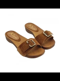 Kiara Shoes ZOCCOLI BASSI IN CAMOSCIO... Marrone Discount