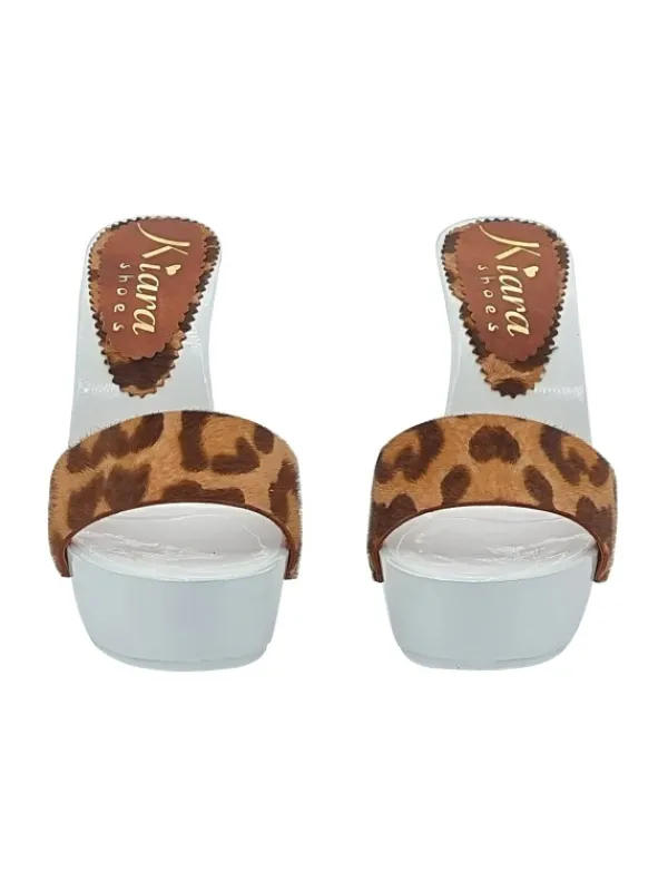 Kiara Shoes ZOCCOLI BIANCHI CON FASCIA... Outlet