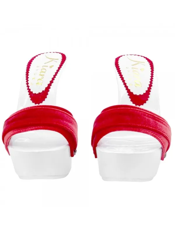 Kiara Shoes ZOCCOLI BIANCHI CON FASCIA... Clearance