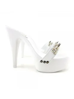 Kiara Shoes ZOCCOLI BIANCHI CON PUNTE... BIANCO Discount