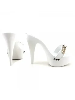 Kiara Shoes ZOCCOLI BIANCHI CON PUNTE... BIANCO Discount