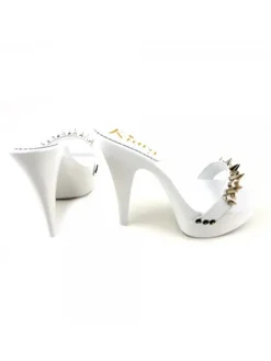 Kiara Shoes ZOCCOLI BIANCHI CON PUNTE... BIANCO Discount