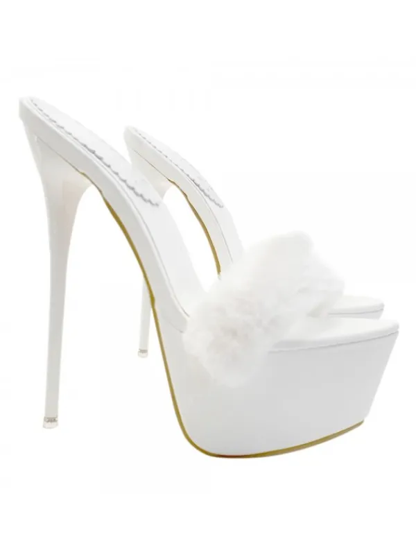 Kiara Shoes ZOCCOLI BIANCHI IN VERNICE... BIANCO Online