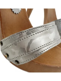 Kiara Shoes ZOCCOLI CAMOUFLAGE ... Argento Clearance