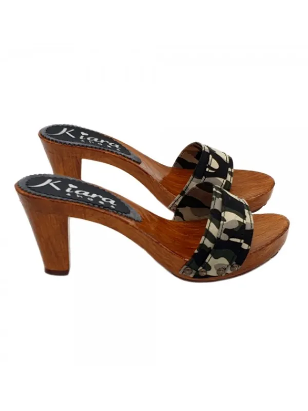 Kiara Shoes ZOCCOLI CAMOUFLAGE COMODI... Best