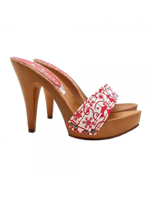 Kiara Shoes ZOCCOLI CHRISTMAS EDITION... Rosso Outlet