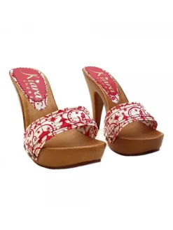 Kiara Shoes ZOCCOLI CHRISTMAS EDITION... Rosso Outlet