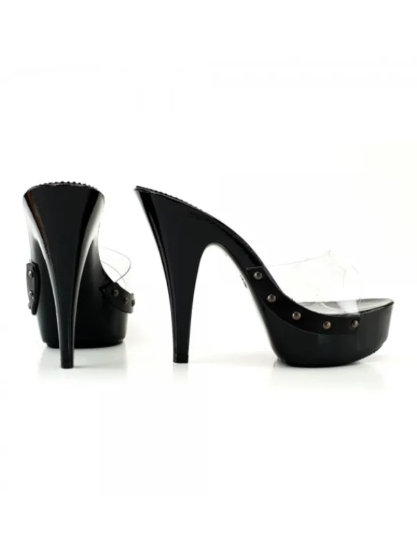 Kiara Shoes ZOCCOLI CINDERELLA NERI Hot