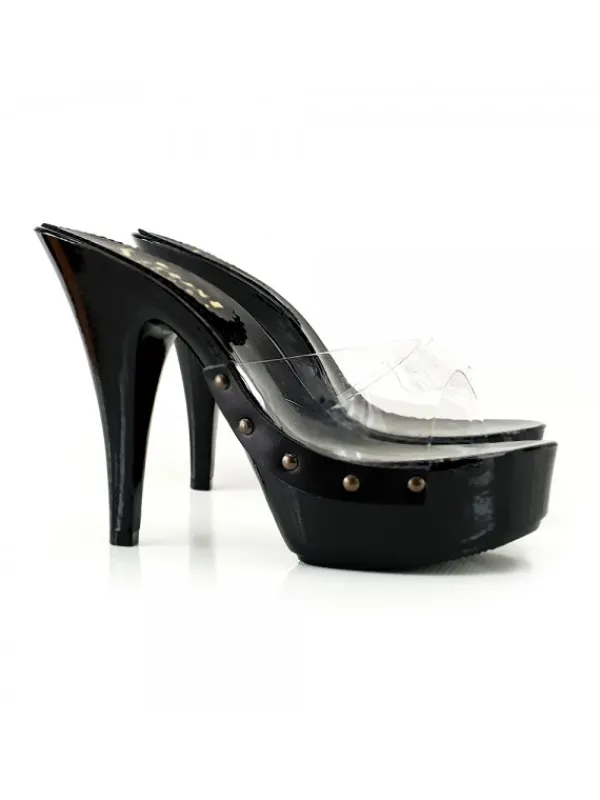 Kiara Shoes ZOCCOLI CINDERELLA NERI Hot