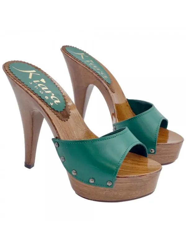 Kiara Shoes ZOCCOLI COLOR BOSCO... Verde New