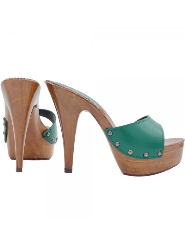 Kiara Shoes ZOCCOLI COLOR BOSCO... Verde New
