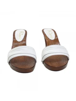 Kiara Shoes ZOCCOLI COMODI BIANCHI IN... BIANCO Discount