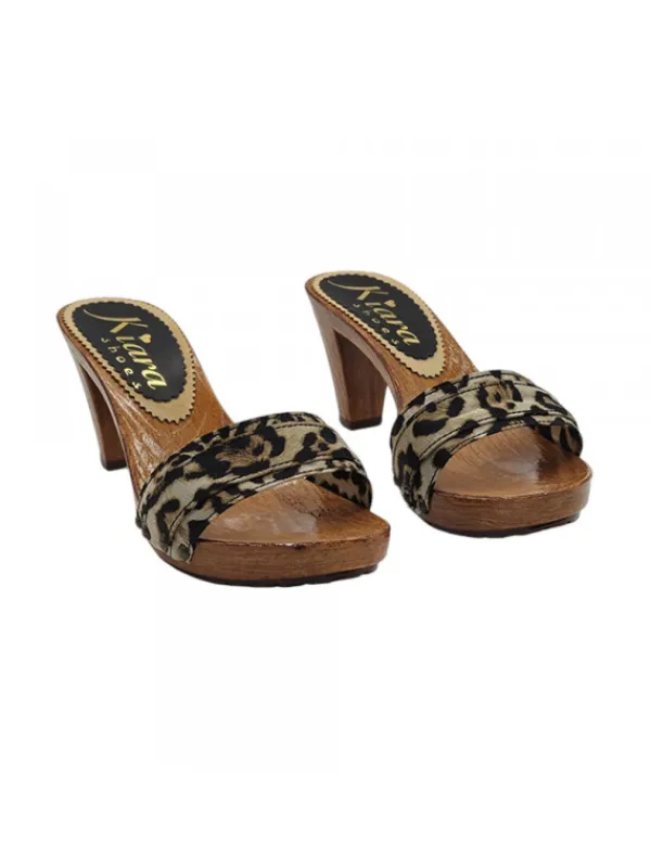 Kiara Shoes ZOCCOLI COMODI LEOPARDATI... Hot