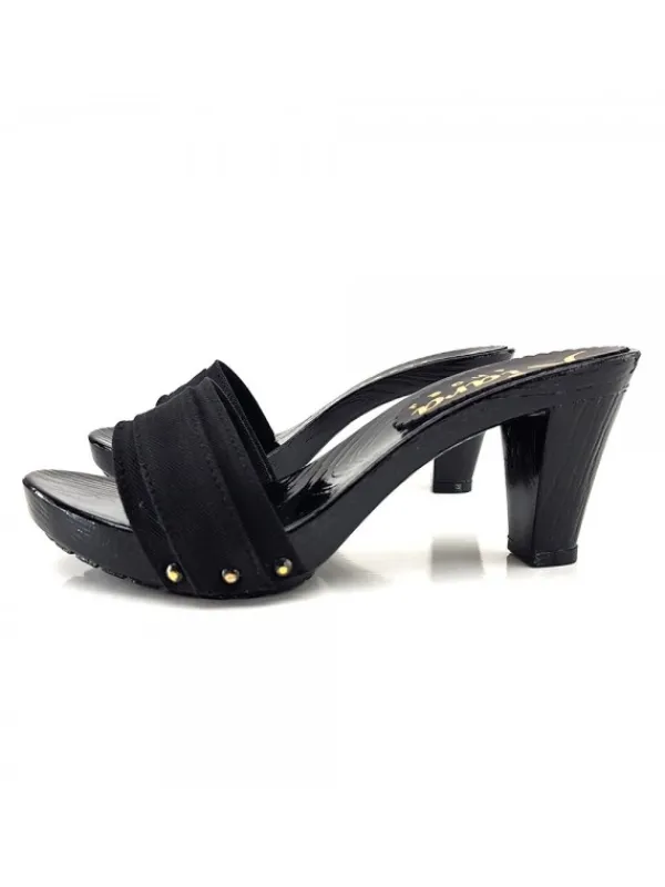 Kiara Shoes ZOCCOLI COMODI NERI Nero Outlet