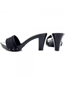 Kiara Shoes ZOCCOLI COMODI NERI Nero Outlet