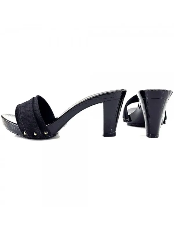 Kiara Shoes ZOCCOLI COMODI NERI Nero Outlet
