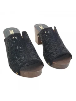 Kiara Shoes ZOCCOLI COMODI NERI CON... Nero Clearance