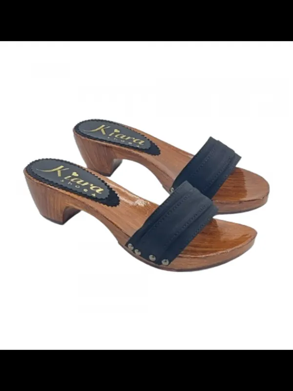 Kiara Shoes ZOCCOLI COMODI TACCO 5... Nero Best