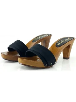 Kiara Shoes ZOCCOLI COMODI TACCO 8 Nero Outlet