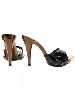 Kiara Shoes ZOCCOLI CON FASCIA IN... Nero New