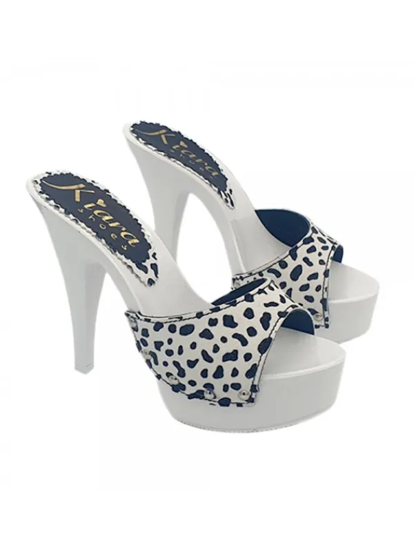 Kiara Shoes ZOCCOLI CON FASCIA IN PELLE... Discount