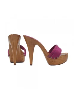 Kiara Shoes ZOCCOLI CON FASCIA IN RASO... VIOLA Online