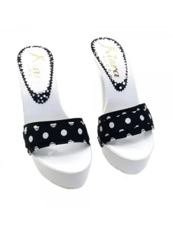 Kiara Shoes ZOCCOLI CON FASCIA NERA A... Nero