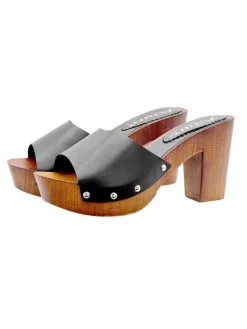 Kiara Shoes ZOCCOLI CON FASCIA NERA DI... Nero New