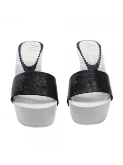 Kiara Shoes ZOCCOLI CON FASCIA NERA IN... Nero New