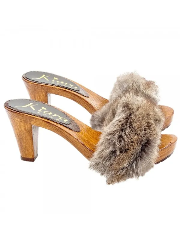 Kiara Shoes ZOCCOLI CON PELLICCIA E... Sale