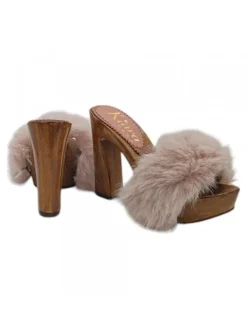 Kiara Shoes ZOCCOLI CON TACCO 12.5 CM |... Rosa Outlet