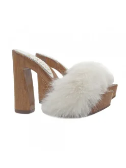 Kiara Shoes ZOCCOLI CON TACCO 12.5 CM |... BIANCO Best
