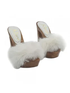 Kiara Shoes ZOCCOLI CON TACCO 12.5 CM |... BIANCO Best