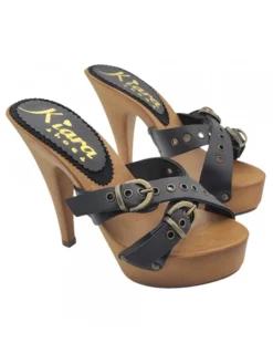 Kiara Shoes ZOCCOLI CON TACCO 13 CM E... Nero Best
