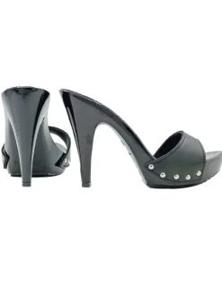 Kiara Shoes Zoccoli con tacco 11 e... Nero New