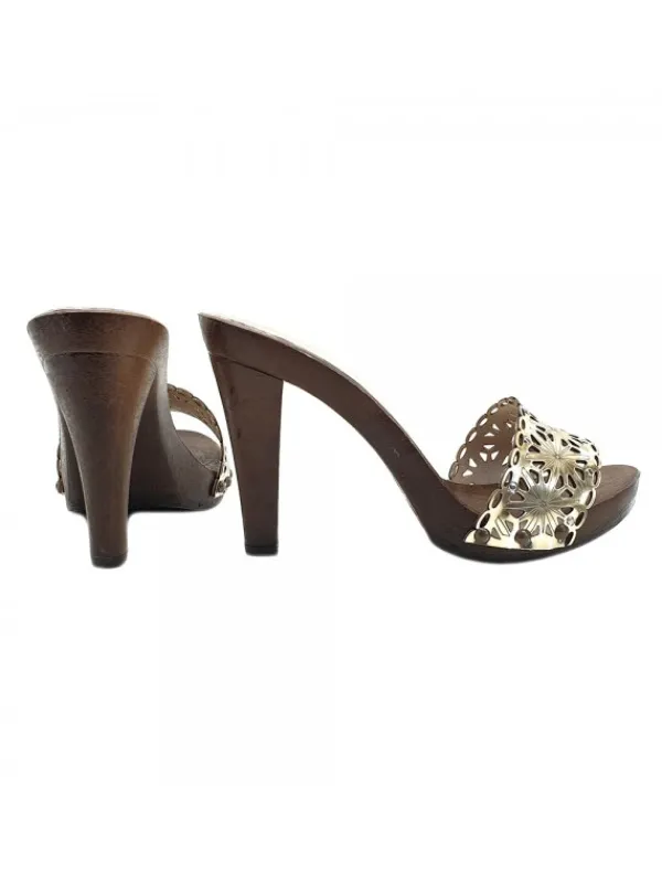 Kiara Shoes ZOCCOLI DA DONNA CON FASCIA... Oro Sale