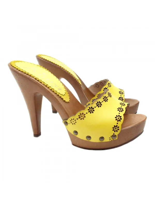 Kiara Shoes ZOCCOLI DA DONNA CON FASCIA... Giallo Best