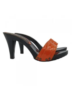 Kiara Shoes Zoccoli da donna con fascia... Arancione Online